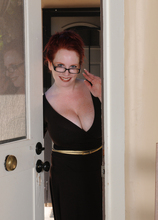 Mature Pictures Featuring 40 Year Old Red Vixen From AllOver30