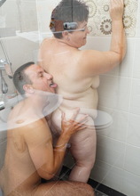 Elite Mature Porn Pics Mature BBW getting seduced for sex in the shower - Mature.nl xxx sex photos