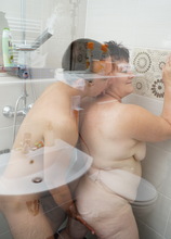 Elite Mature Porn Pics Mature BBW getting seduced for sex in the shower - Mature.nl xxx sex photos