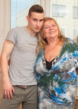 This big breasted mama gets a good fuck from her toy boy