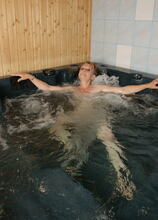 Elite Mature Porn Pics Horny mature slut playing alone in the bath and sauna - Mature.nl xxx sex photos