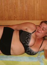 Elite Mature Porn Pics Mature ladies bathing and relaxing in a sauna - Mature.nl xxx sex photos