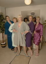 Elite Mature Porn Pics Mature ladies unwinding in an all female sauna - Mature.nl xxx sex photos