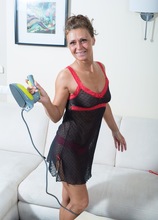 Elite Mature Porn Pics Gorgeous older housewife Drugaya ironing clothes while naked. - Karupsow xxx sex photos