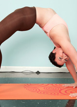 The yoga instructor isn't wearing panties! - Kali Karinena and Rocky (72 Photos) - 40 Something